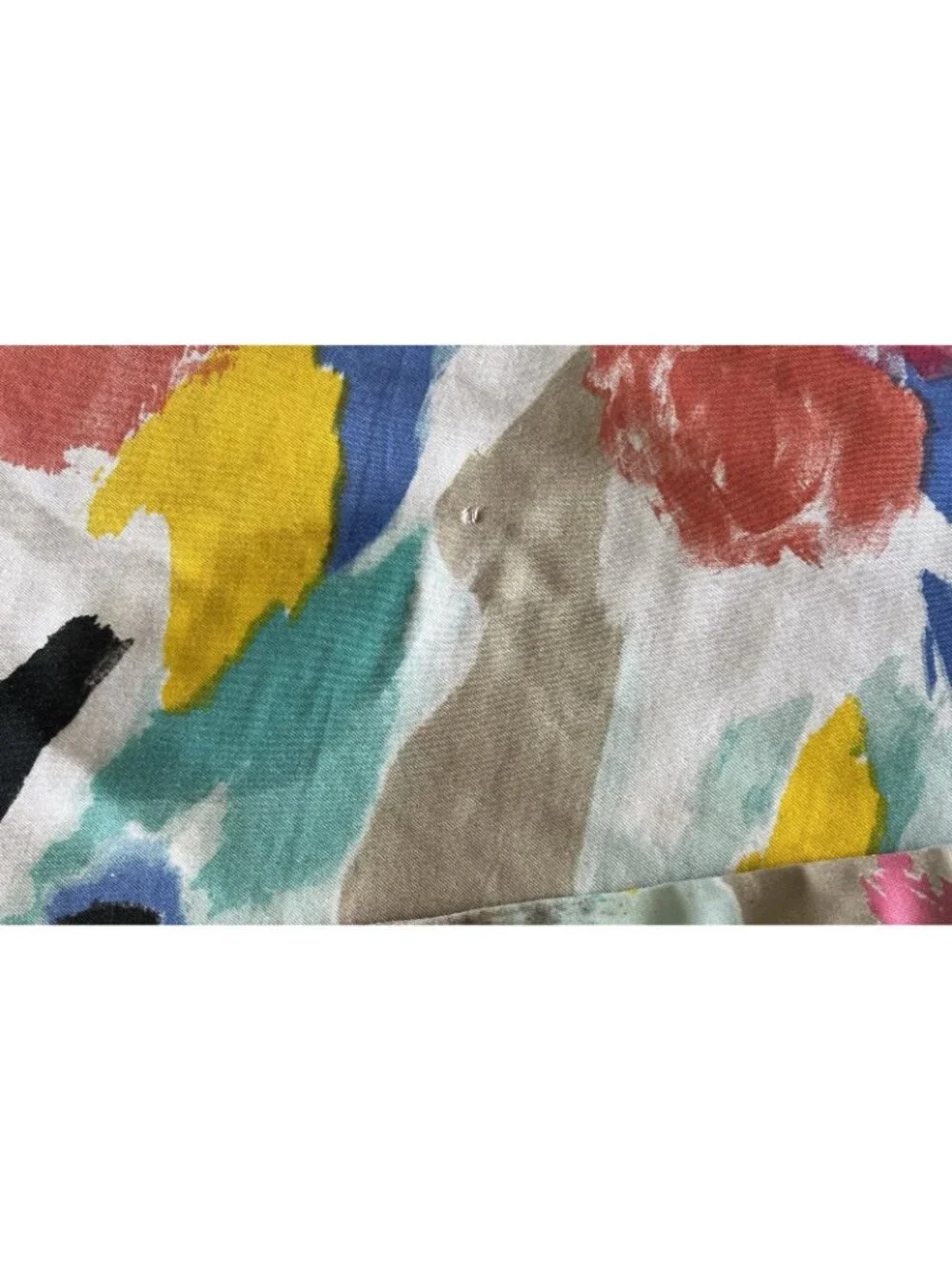 KATE SPADE Shower Curtain PAINTBALL Colorful Floral Artsy 67